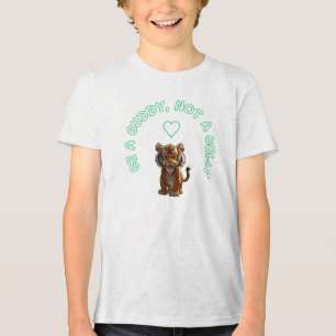 Anti-Mobbing - Sei ein Buddy, kein Bully Tri-Blend Shirt