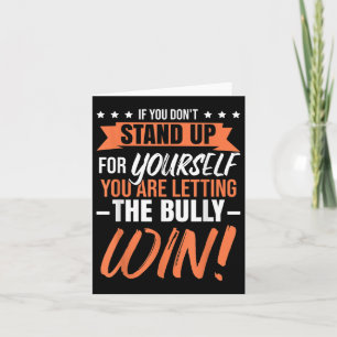 Anti-Mobbing _ Unity Day _ Bully Awareness Month Karte