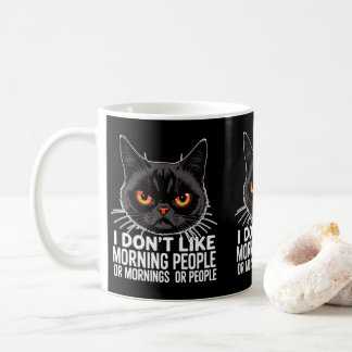 Anti-Morning Grumpy Cats Eigentümer Katzen Mamas & Kaffeetasse