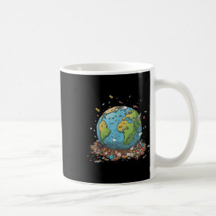 Anti-Müllentsorgung Keine Umwelt- Umweltschutz Kaffeetasse