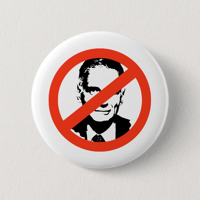 ANTI-NADER: Anti-Ralph Nader Button (Vorderseite)