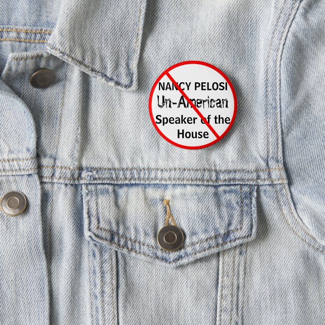 Anti-Nancy Pelosi Lautsprecher des Hauses Button (Beispiel)