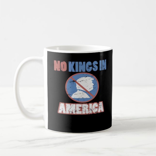 Anti- No Kings In America Classic Kaffeetasse (Links)