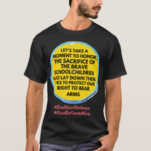 Anti-NRA 2022 Kontrolle Gun Refor für gesunden Men T-Shirt
