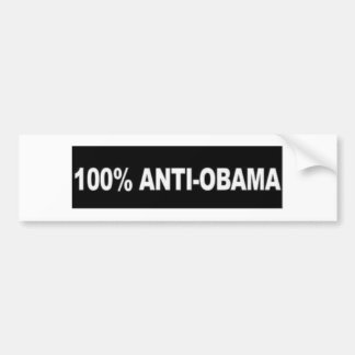 Anti-Obama 100% Autoaufkleber