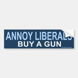 anti Obama "Annoy Liberals Guns" Sticker Autoaufkleber