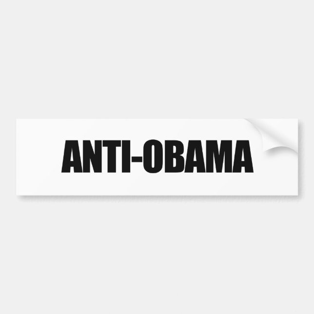 Anti-Obama - ANTIOBAMA Autoaufkleber (Vorne)