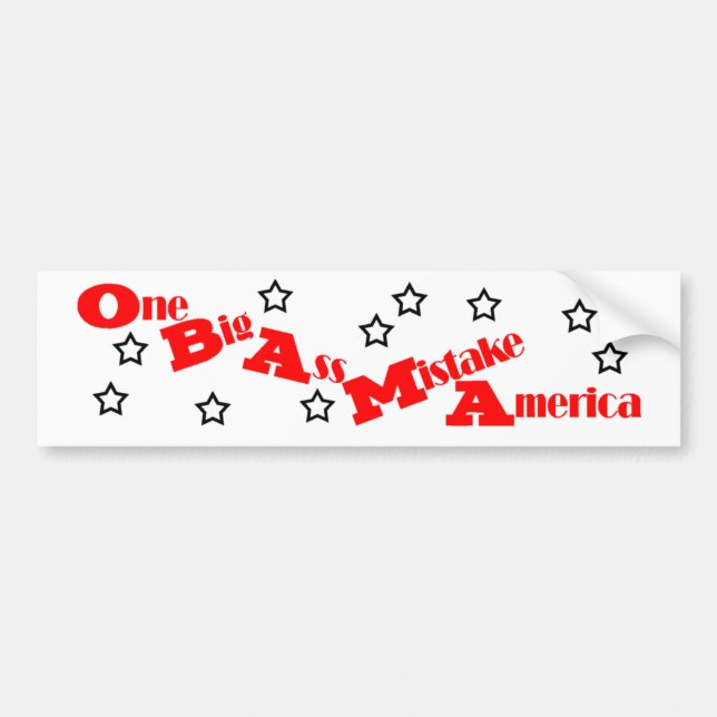 Anti-Obama-Autoaufkleber Autoaufkleber (Vorne)