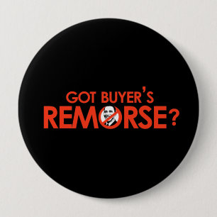 Anti-Obama-Autoaufkleber - got Käufer Remorse Button