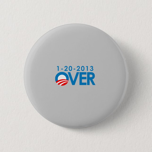 Anti-Obama-Autoaufkleber - in 1-20-2013 Button (Vorderseite)