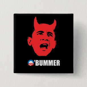Anti-Obama-Autoaufkleber - Obummer Button