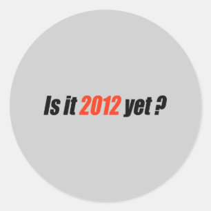 Anti-Obama-Autoaufkleber - Trotzdem 2012 Runder Aufkleber