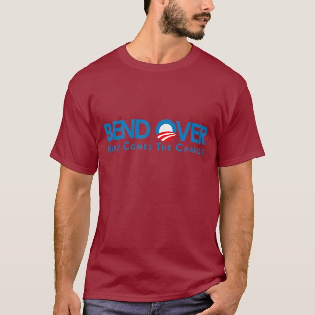Anti-Obama - Biegung vorbei für Änderung T-Shirt (Vorderseite)