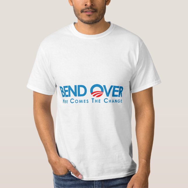 Anti-Obama - Biegung vorbei für Änderung T-Shirt (Vorderseite)