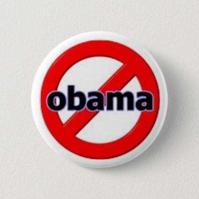 Anti-Obama Button (Vorderseite)