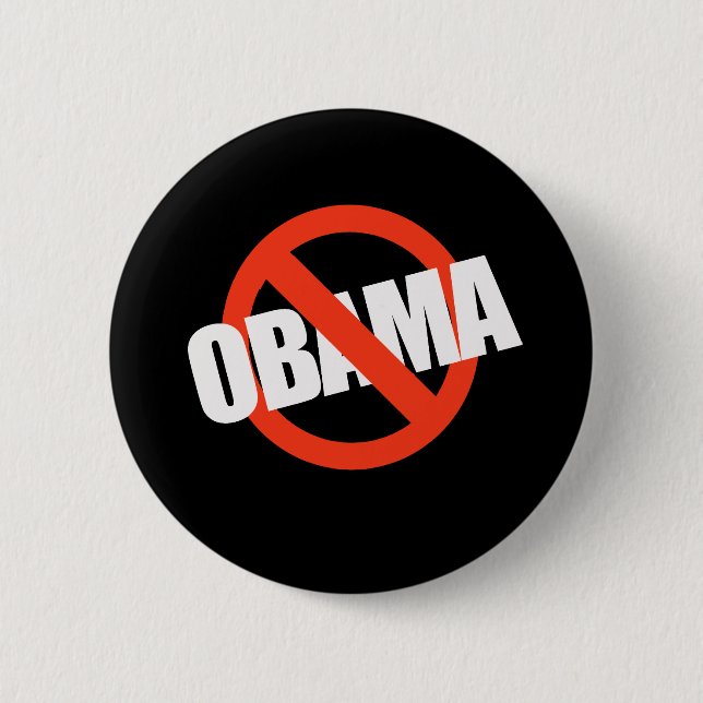 ANTI-OBAMA BUTTON (Vorderseite)