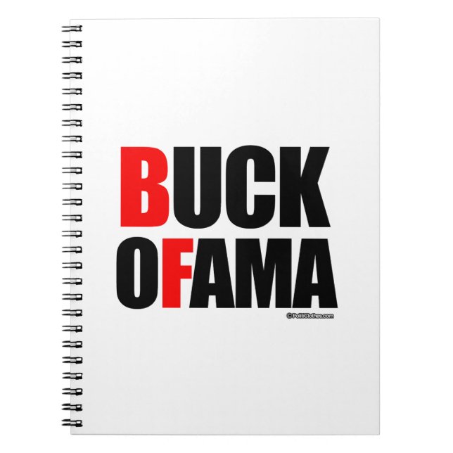 Anti-Obama - DOLLAR OFAMA 2 Notizblock (Vorderseite)