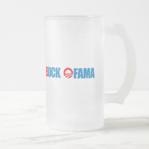 Anti-Obama - Dollar Ofama Mattglas Bierglas