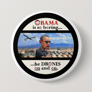 Anti-Obama-Drohnemeuchelmörder Button