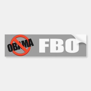 Anti-Obama - fbo Autoaufkleber