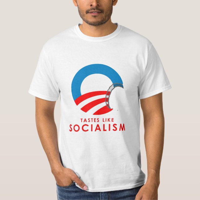 Anti-Obama - Geschmäcke mögen Sozialismus T - T-Shirt (Vorderseite)