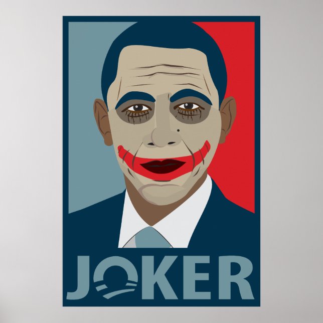 Anti-Obama-Joker Poster (Vorne)