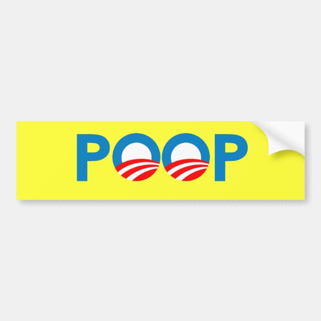 ANTI-OBAMA - KACKEN SIE AUTOAUFKLEBER (Vorne)
