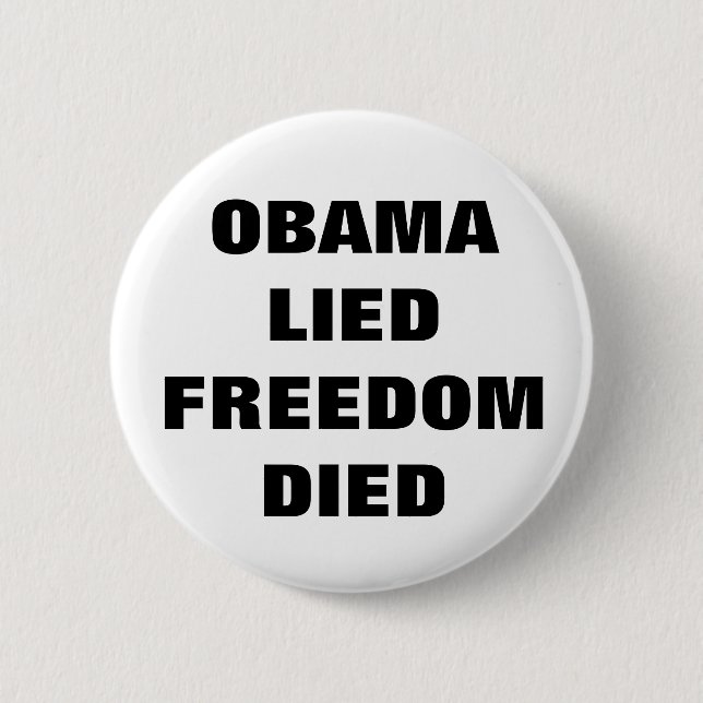 Anti-Obama-Knopf Button (Vorderseite)