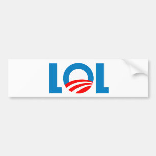 Anti-Obama - LOL Autoaufkleber