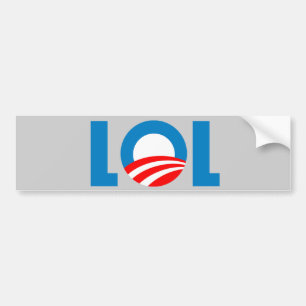 Anti-Obama - LOL Autoaufkleber
