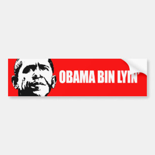 Anti-Obama- - Obama-Behälter lyin Autoaufkleber