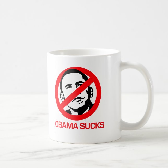 Anti-Obama - Obama ist zum Kotzen Tasse (Rechts)