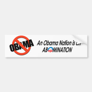 Anti-Obama - Obamanation 2 Autoaufkleber