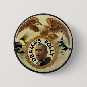 Anti-Obama-Ölpestknopf Button