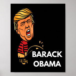 Anti Obama Pro Trump konservativer Patriot Politis Poster