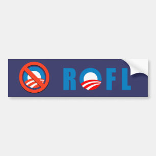Anti-Obama - ROFL Autoaufkleber