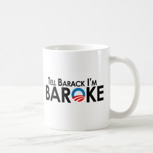 Anti-Obama - sagen Sie Barack Im Baroke Tasse