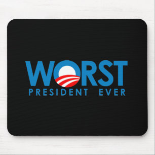 Anti-Obama - schlechtester Präsident Ever Mousepad