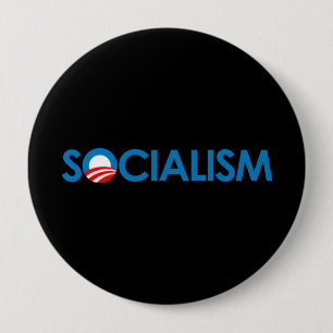 Anti-Obama - Sozialismus Button