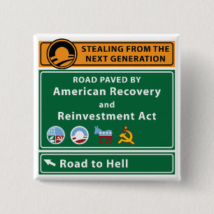 Anti-Obama: Straße zur Hölle gepflastert mit Button