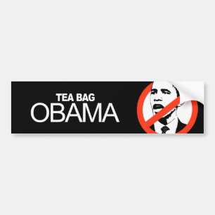 Anti-Obama - Teebeutel Obama Autoaufkleber