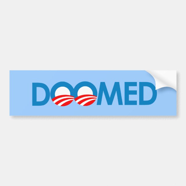 Anti-Obama - verurteilt Autoaufkleber (Vorne)