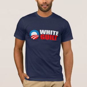 Anti-Obama - WEISSER SCHULD Autoaufkleber T-Shirt