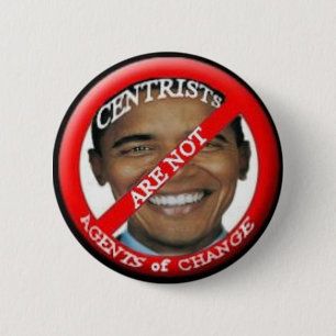 Anti-Obama-Zentralknopf Button