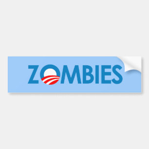 Anti-Obama - Zombies Autoaufkleber