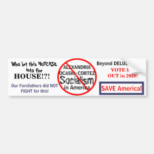 Anti-Ocasio-Cortez Sozialismus: Wahljahr Autoaufkleber