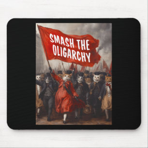 Anti Oligarchie - Katzenprotest Mousepad