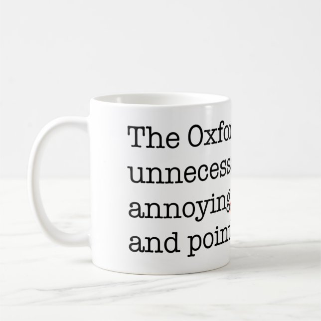 Anti-Oxford Komma Kaffeetasse (Links)