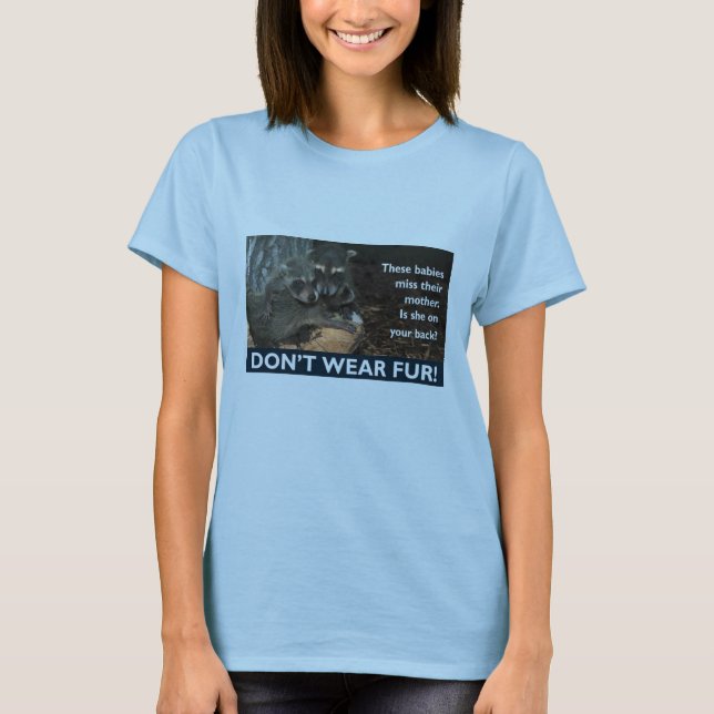 Anti - Pelz T-Shirt (Vorderseite)