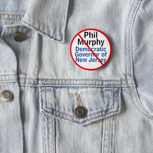 Anti Phil Murphy Demokratid Gouverneur von New Jer Button (Beispiel)